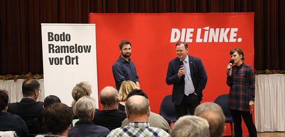 Bodo Ramelow zu Gast in Bleicherode (Foto: Angelo Glashagel) Bodo Ramelow zu Gast in Bleicherode (Foto: Angelo Glashagel)