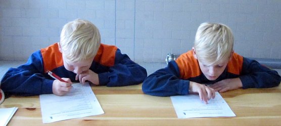 Erste Pr&uuml;fung absolviert (Foto: M. Bernsdorf)