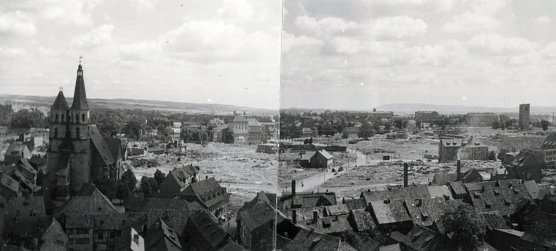 Nordhausen 1945, Blick vom Dom (Foto: Verlag Iffland)