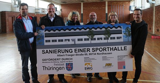 Die Sporthalle in Nordhausen Nord wird in den kommenden Monaten saniert (Foto: Angelo Glashagel) Die Sporthalle in Nordhausen Nord wird in den kommenden Monaten saniert (Foto: Angelo Glashagel)