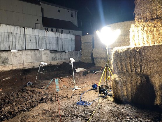 So sieht es im Moment an der Fundstelle aus (Foto: Pressestelle Stadtverwaltung Nordhausen) So sieht es im Moment an der Fundstelle aus (Foto: Pressestelle Stadtverwaltung Nordhausen)