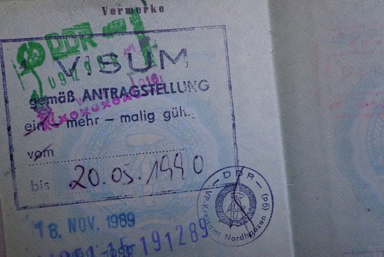 Reisepass DDR (Foto: Hans Georg Backhaus)