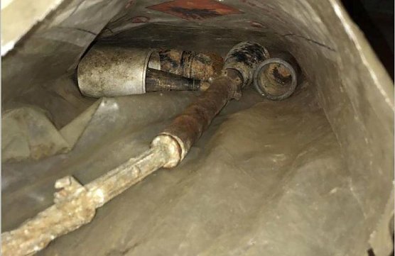 In Sollstedt gefunden: Zwei reaktive Panzergranaten (Foto: Polizei)