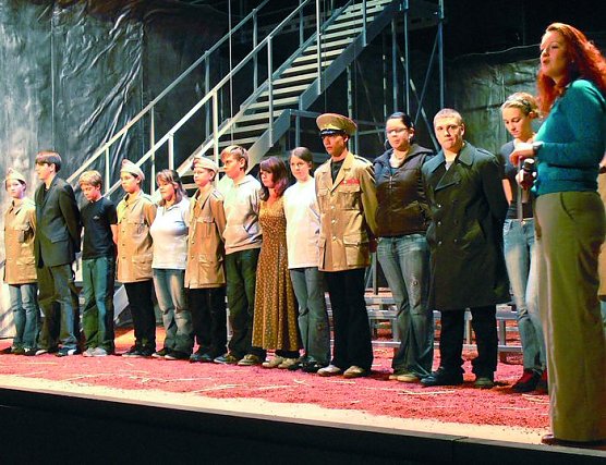 In der Werkstatt (Foto: Theater Nordhausen) In der Werkstatt (Foto: Theater Nordhausen)