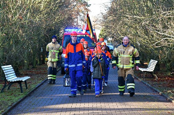 Friedenslicht 2019 am Schmetterlingsfeld (Foto: Nicole Schulz)
