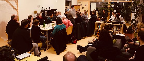 Der Jugendhilfeausschuss tagte heute in der "Piazza" der "Gartenkinder" in Bleicherode (Foto: Angelo Glashagel)