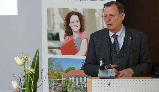 Bodo Ramelow beim Neujahrsempfang (Foto: nnz)