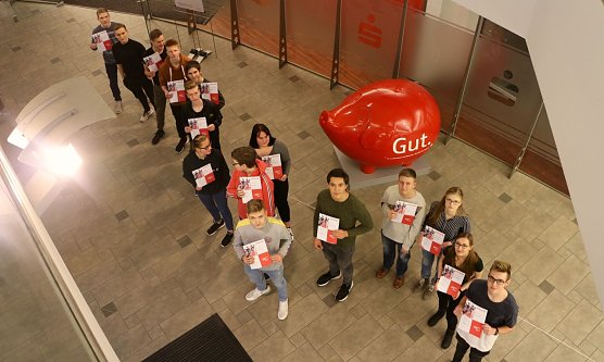 Die Nordh&auml;user Sieger des 37. Planspiel B&ouml;rse (Foto: Angelo Glashagel)