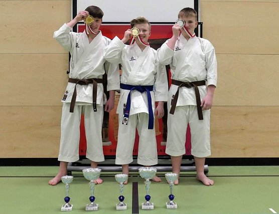 Nico Reim, Fynn Quentin Ritter und Leon Schneider (Foto: D. Schr&ouml;ter)