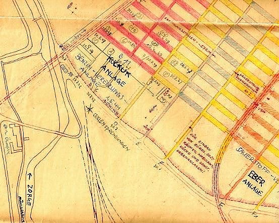 B11 Plan Niedersachswerfen Arch Fricke Kopie in Sammlung Tim Schäfer (Foto: T.Schäfer) B11 Plan Niedersachswerfen Arch Fricke Kopie in Sammlung Tim Schäfer (Foto: T.Schäfer)