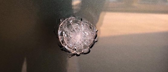 Einschuss (Foto: O.Zintl)