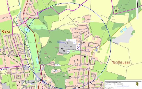 Lageplan (Foto: Stadt Nordhausen)