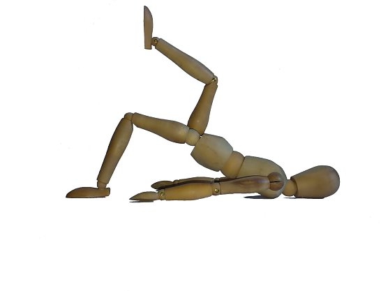 Der einbeinige Beckenlift (Foto: Martin R&auml;cke)