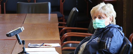 Auch Amts&auml;rztin Dr. Ingrid Francke war heute beim Pressegespr&auml;ch dabei (Foto: Angelo Glashagel)