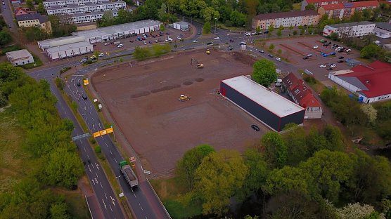 Hier wird die neue Nordh&auml;user Feuerwache entstehen (Foto: Stadtverwaltung Nordhausen)