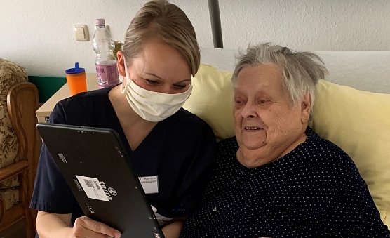 Videotelefonie (Foto: D.Kais)