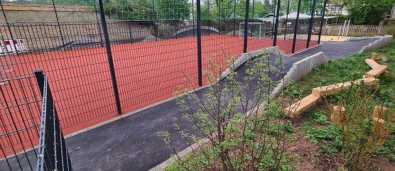Skaterbahn für Grundschüler auf dem Schulhof in Petersdorf (Foto: privat) Skaterbahn für Grundschüler auf dem Schulhof in Petersdorf (Foto: privat)