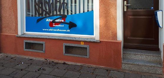 Erneuter "Angriff" auf AfD-Parteib&uuml;ro (Foto: privat)