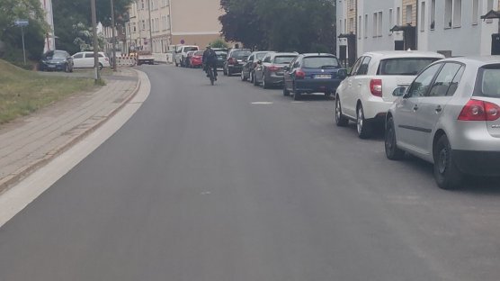 Nordhausen ist immer noch keine fahrradfreundliche Stadt (Foto: Jan-Niklas Reiche)