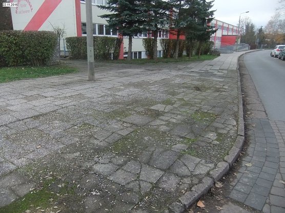 So sah es an der Schuhmannstraße vor der Sanierung aus (Foto: Stadtverwaltung Nordhausen) So sah es an der Schuhmannstraße vor der Sanierung aus (Foto: Stadtverwaltung Nordhausen)