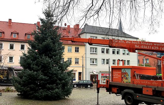 Weihnachtsbaum 2019: Hier könnte 2020 Ihr Baum stehen. (Foto: ©Stadtverwaltung Nordhausen) Weihnachtsbaum 2019: Hier könnte 2020 Ihr Baum stehen. (Foto: ©Stadtverwaltung Nordhausen)