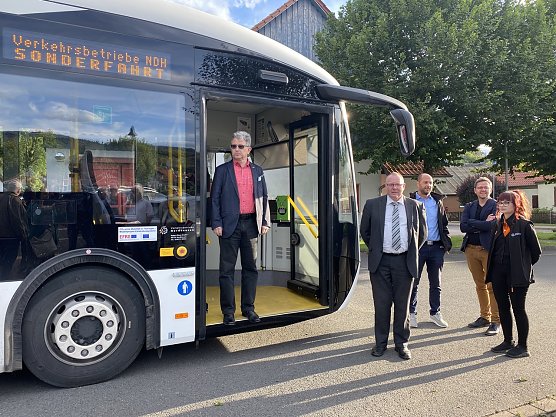 E-Bus in Neustadt (Foto: Sandra Witzel)
