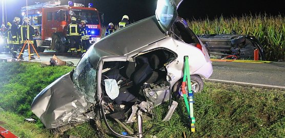 Schwerer Unfall bei Liebenrode (Foto: S. Dietzel)