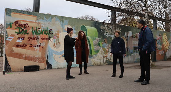 Startschuss f&uuml;r "Die Wand" (Foto: Stadtverwaltung Nordhausen)