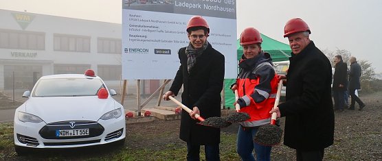 Spatenstich im Dezember 2018 (Foto: nnz-Archiv)