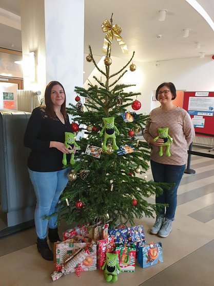 Der Wunschbaum der Stadtwerke (Foto: Franziska Bernsdorf (Stadtwerke Nordhausen))