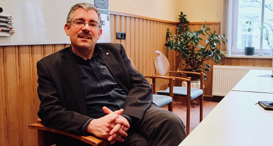 Andreas Schwarze bei unserem "Weihnachtsgespr&auml;ch" 2017 (Foto: nnz-Archiv)