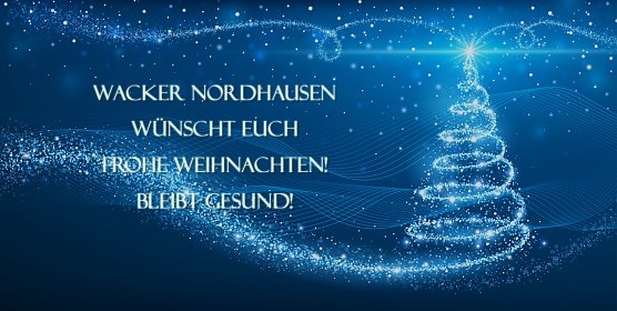 Weihnachtsgru&szlig; Wacker (Foto: SV Wacker 90 Nordhausen)