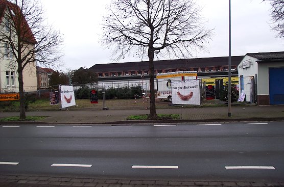 Verwaistes Gel&auml;nde mit "Weihnachtsbaumwald" (Foto: Anton Adlerauge)