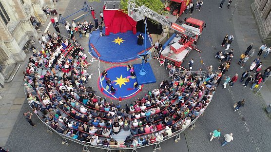 So k&ouml;nnte die neue Trib&uuml;ne f&uuml;r den Zirkus Zappelini aussehen (Foto: LRA NDH)