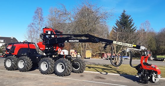 Forstmaschine der neuen Generation (Foto: Stefan Peschel)