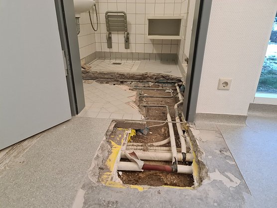 Havarie in der Kinderklinik (Foto: S&uuml;dharz Klinikum Nordhausen)