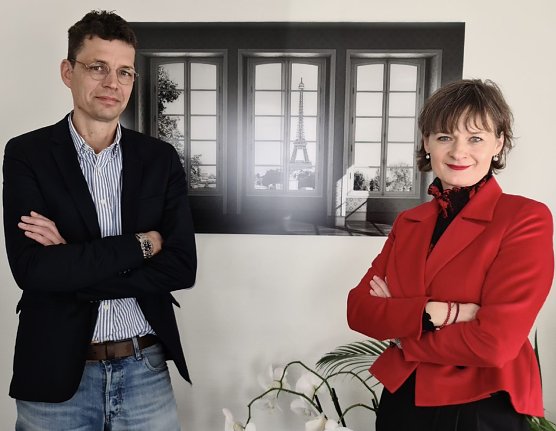 Stephan Pein � Gesch&auml;ftsf&uuml;hrer teleglas GmbH und Cornelia Pein � Steuerberaterin (Foto: Nordth&uuml;ringer Unternehmerverband)
