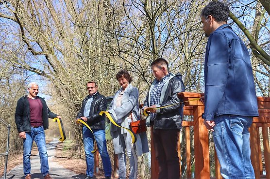Br&uuml;cke wurde freigegeben (Foto: Stadtverwaltung)