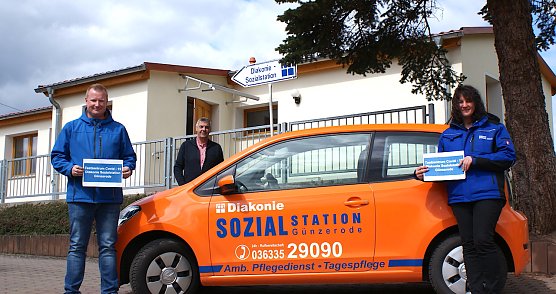 Neue Teststation in G&uuml;nzerode (Foto: Gemeinde Werther)