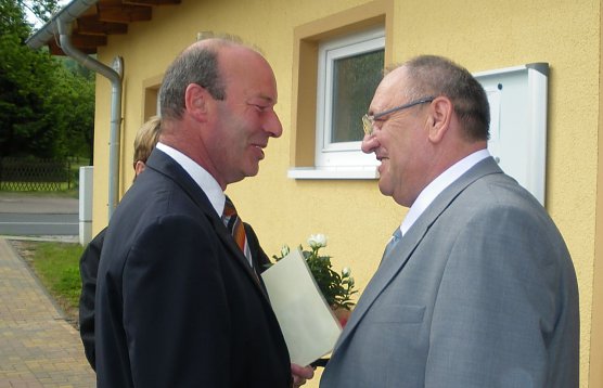 &Uuml;ber viele Jahre hinweg politische Weggef&auml;hrten: Joachim Claus und Egon Primas (Foto: privat)