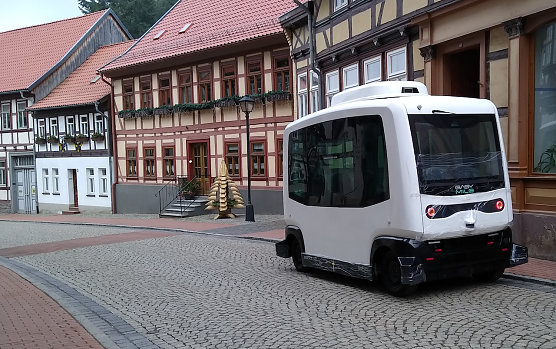 Der neue Shuttlebus in Stolberg (Foto: AS-NaSA)