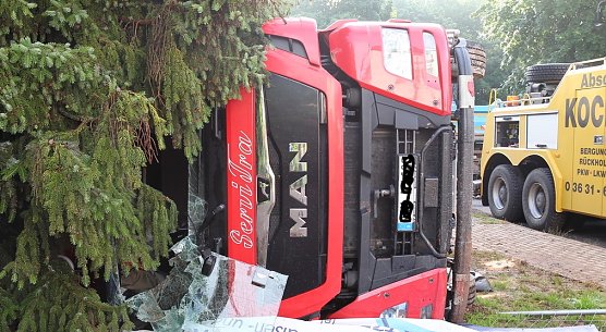 Unfall heute Morgen (Foto: S.Dietzel)