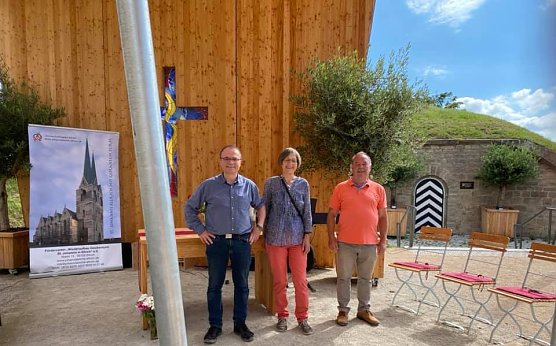 Kirchenvertretern aus dem Kreis Nordhausen auf der BUGA (Foto: R.Englert)