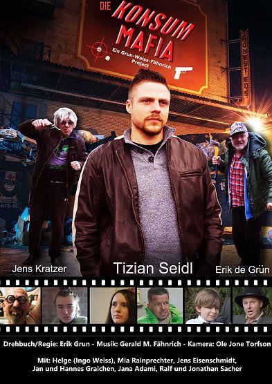 Die KONSUM Mafia mit Jens Kratzer, Erik Grun, Tizian Seidl, Mia Rainprechter, Jana Adami, Ingo Wei&szlig;, Jens Eisenschmiedt, Jan und Hannes Graichen, Ralf und Johnathan Sacher uvm. (Foto: Gerald Michael F&auml;hnrich)