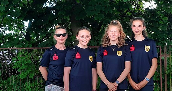 Erfolgreiche Sportlerinnen des LV Altstadt (Foto: L.Kirchberg)