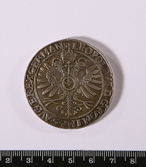 Und hier die R&uuml;ckseite des Talers (Foto: Paul Lauerwald)