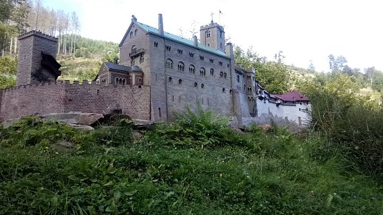 Die Wartburg als Modell (Foto: Kurt Frank)