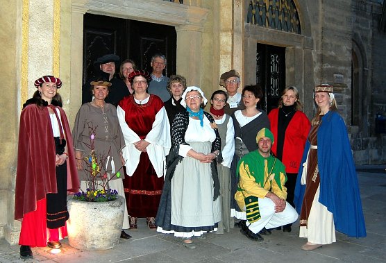 Die Langensalzaer Stadtführer erwarten ihre Gäste (Foto: M.Fromm) Die Langensalzaer Stadtführer erwarten ihre Gäste (Foto: M.Fromm)