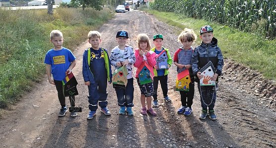 Kinder aus dem Urbacher Kindergarten "Spatzenh&auml;uschen" (Foto: K.Seifert)