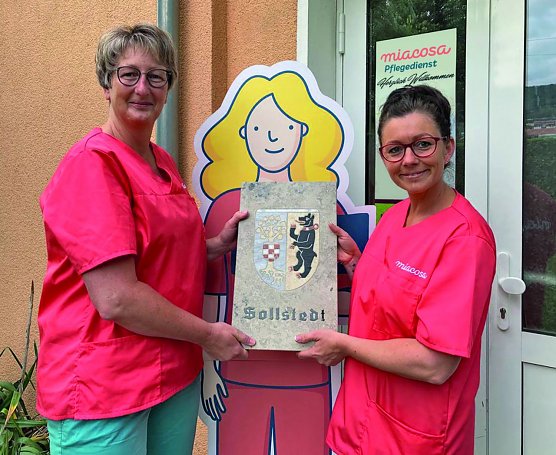 Pflegedienstleiterinnen Steffi Tomczak (links) und Anja Niemann (rechts) (Foto: Miacosa Pflegedienst)